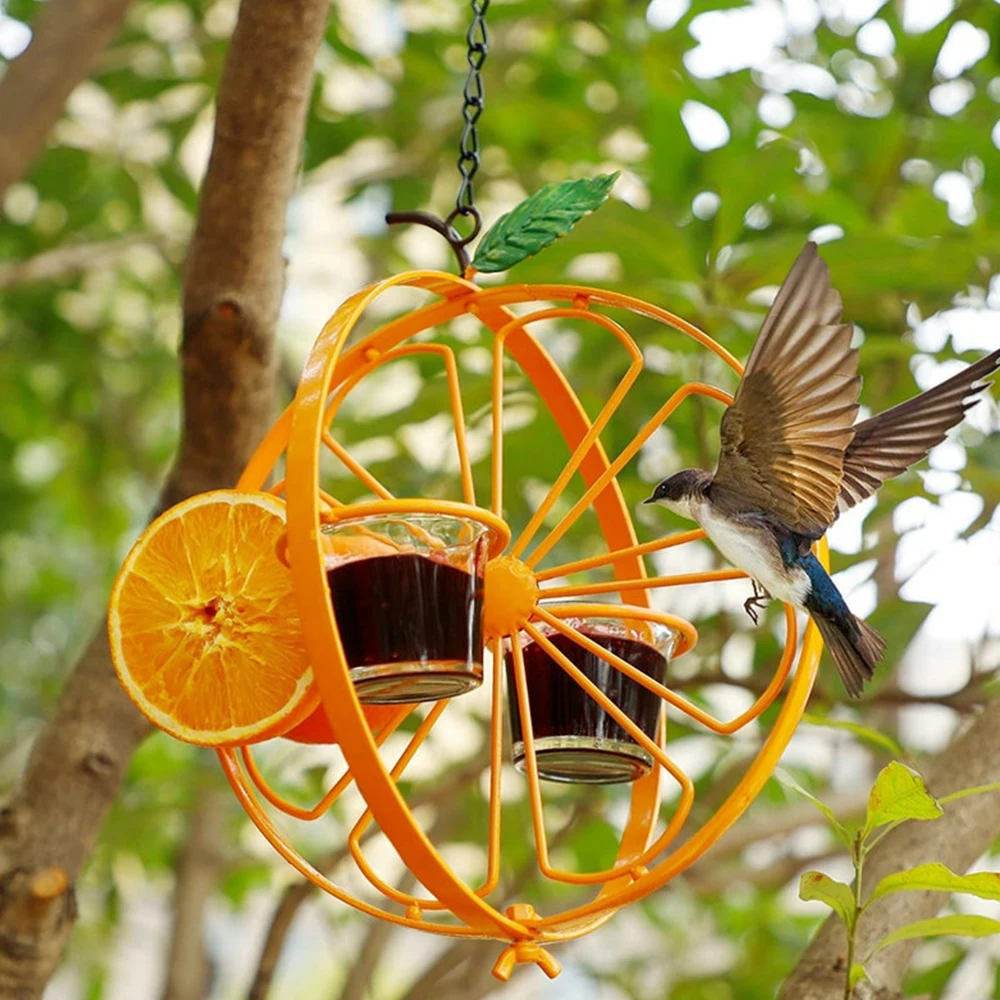 

ИВОЛГА, кормушка птица, уличная железная кормушка для апельсинов и фруктов, подвесной контейнер для питья винограда, желе, фермы, колибри, ав...