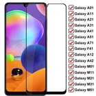 Полностью закаленное стекло для Samsung Galaxy A41 A10 A20 S A30 A40 A50 A70 A52 A72 M51 M31 M51 A20S A21S A31 A51, защитный чехол для экрана