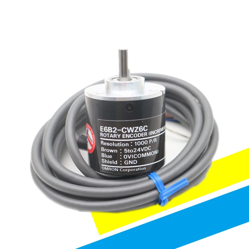 E6B2CWZ6C OMRON Rotary Encoder E6B2-CWZ6C 20 30 40 60 100 200 360 400 500 600 1000 1024 1800 2000 2500P/R 5-24v | Инструменты