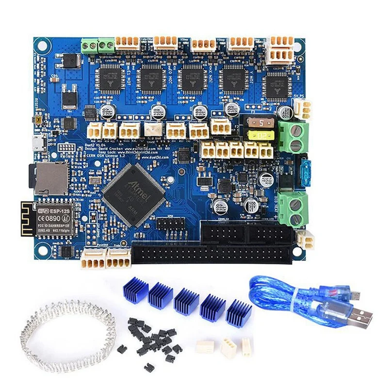 Duet 2 Wi Fi V1.04 материнская плата Клонировали Duet2 принтер Reprap прошивки и мощная 32 бит