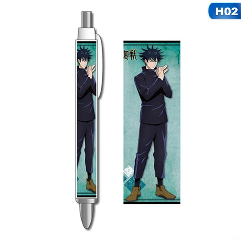

Anime Jujutsu Kaisen Itadori Yuuji Gojou Satoru Mechanical pencil Cute 0.5mm Ballpoin pen kids stationery gift Fushiguro Megumi