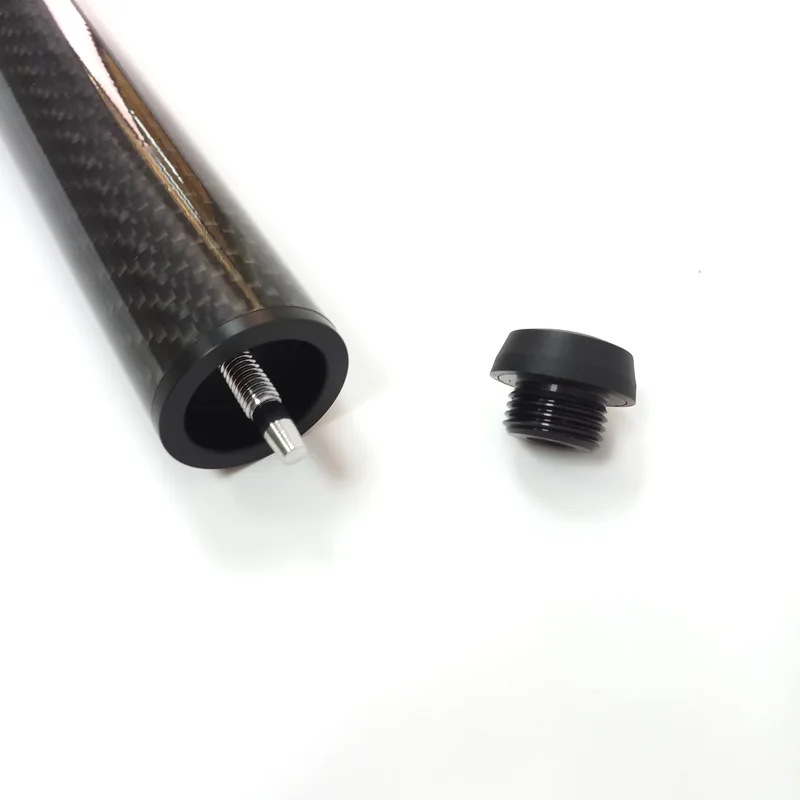 Удлинитель для бильярдного кия из черного карбона кий пула удлинитель 8 дюймов