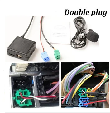 Car Bluetooth Module 6 Pin 3.5 MM AUX TF USB Adapter Wireless Radio Player Stereo Audio for Renault 2005-2011 Models | Автомобили и