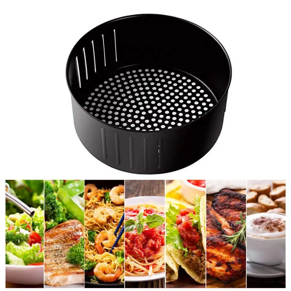 

Корзина для фритюрницы 2,5 л/3,6 л, антипригарная влагостойкая легкая сменная корзина для кухни, черная вместительная коробка для хранения