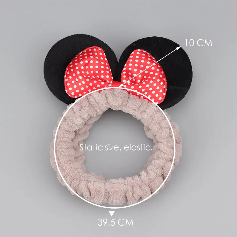 Повязка на голову с большими ушками из мультфильмов бабочкой Женская повязка