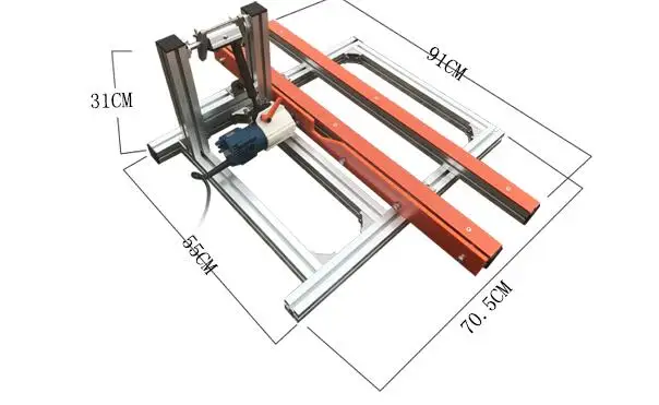 Портативный триммер для обработки кромок ПВХ 350 Вт 220 В|Электрические триммеры| |