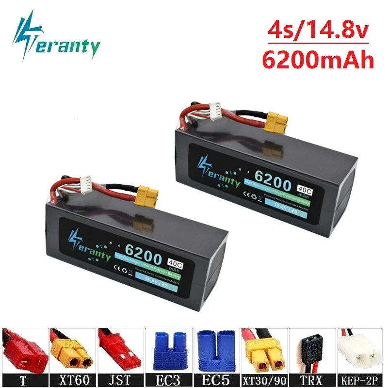 Teranty Power 14 8 v 6200mAh 40C Lipo Batterry для радиоуправляемого дрона лодки Quodcopter запасные части