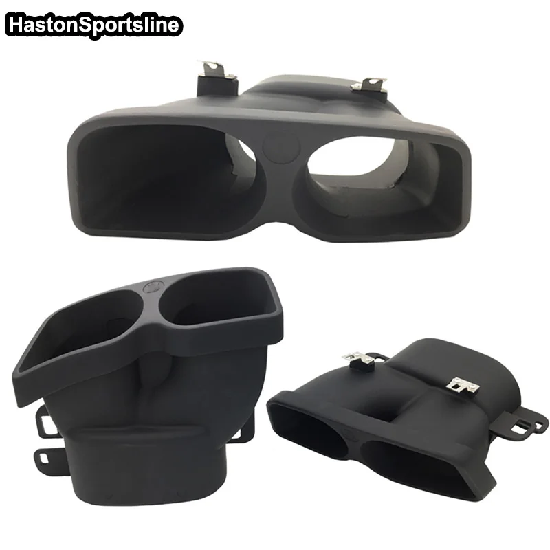 1 пара наконечников для выхлопной трубы из нержавеющей стали 304 Mercedes Benz C/E/S/GLE/GLS