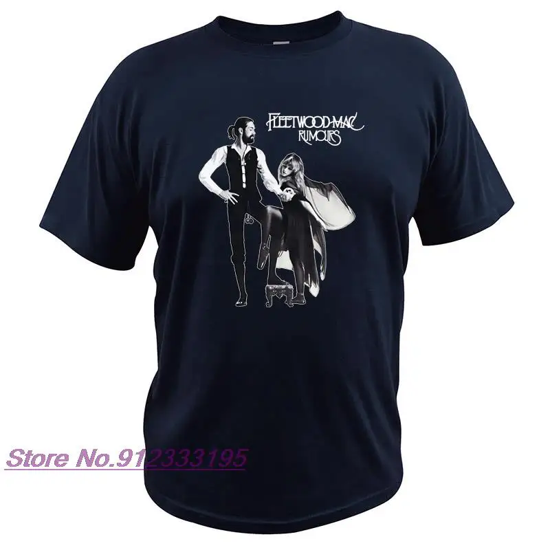 Футболка Fleetwood Mac с изображением альбома слухи футболка британской и