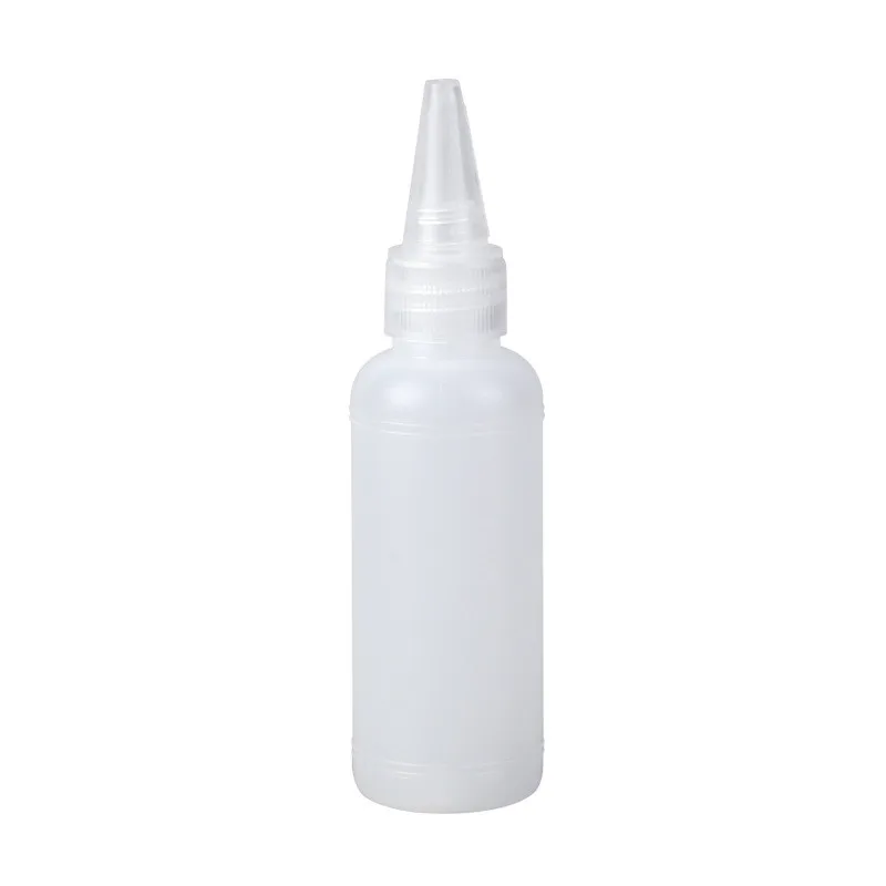 

10pcs/lot 10ml/20ml30ml/50ml Empty Pe Plastic Glue Bottles With Screw-on Lids Squeeze Liquid Ink Oil Dropper Bottles