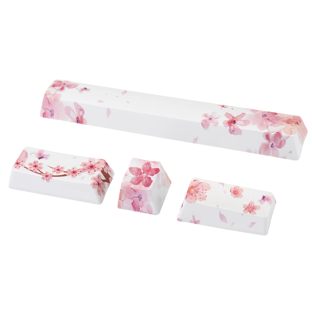 Тема Cherry Blossom Keycap Bar 6 25u пятислойная Dyesub PBT OEM профиль пробел ESC Enter Keycaps для