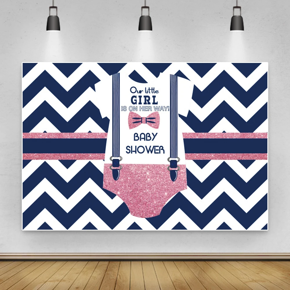 

Laeacco синие белые полосы для девочек пол душ вечевечерние НКА фотография фон новорожденный ребенок день рождения фотосессия фото фон