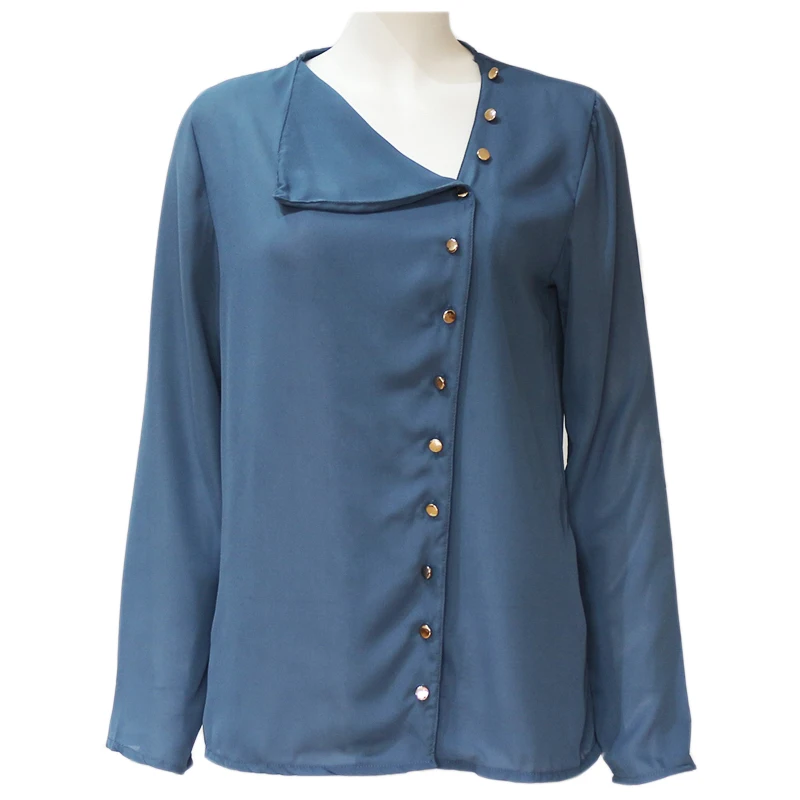 Женская блузка 2020 модная белая с длинным рукавом и топом однотонная офисная