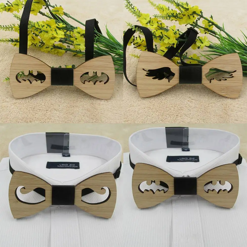 Модные солнцезащитные очки в стиле ретро винтажные мужские деревянный галстук