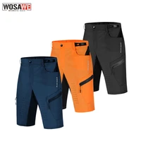 wosawe mountain bike summer mens cycling shorts motocross shorts breathable outdoor leisure sports cycling road running shorts
