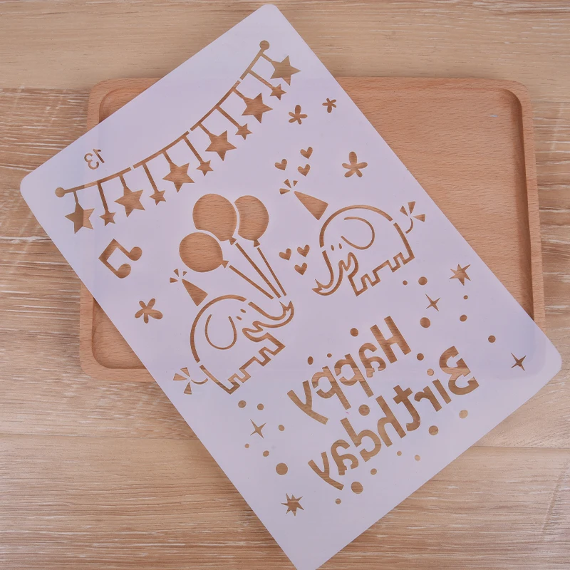 

Theme mold ruler DIY hand made accessories lace hollowed out scene painting ruler painting tools album accessories