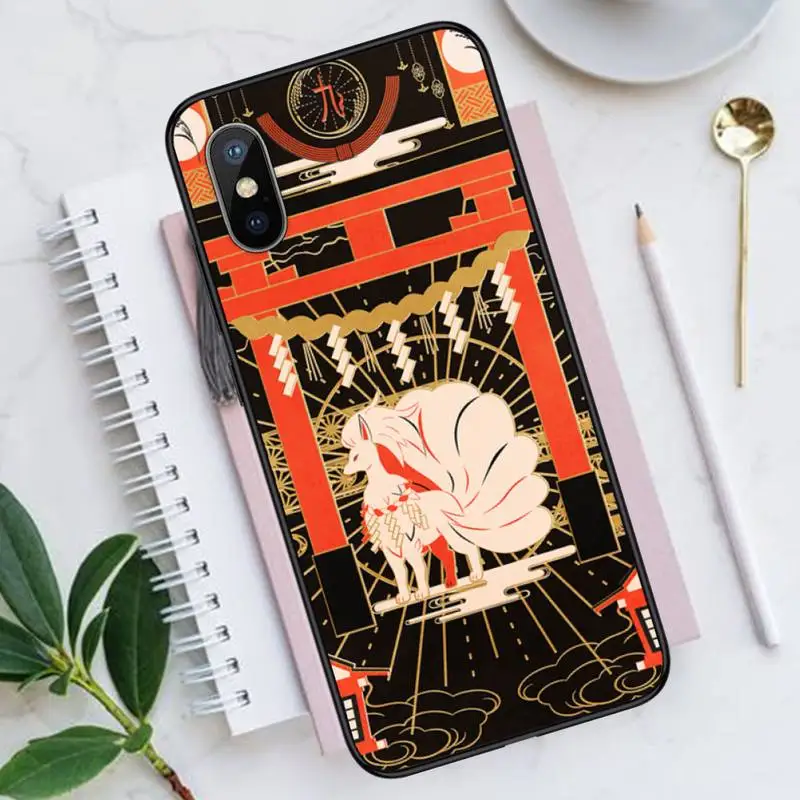 

Japanese Style retro Art pattern Phone Case for iPhone 11 12 pro XS MAX 8 7 6 6S Plus X 5S SE 2020 XR funda coque