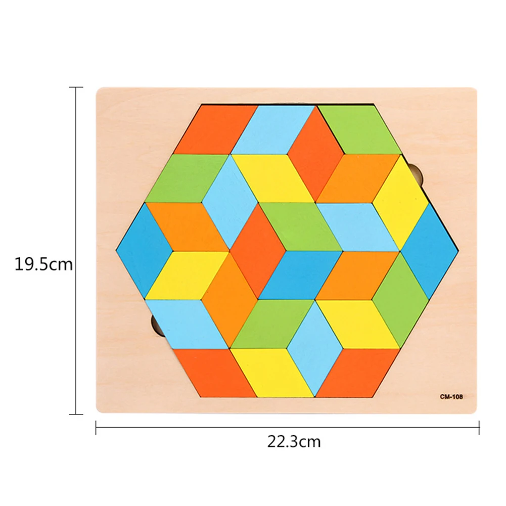 

Wooden Colorful Animal Traffic Geometric Puzzles Board Educational Kids Toy New