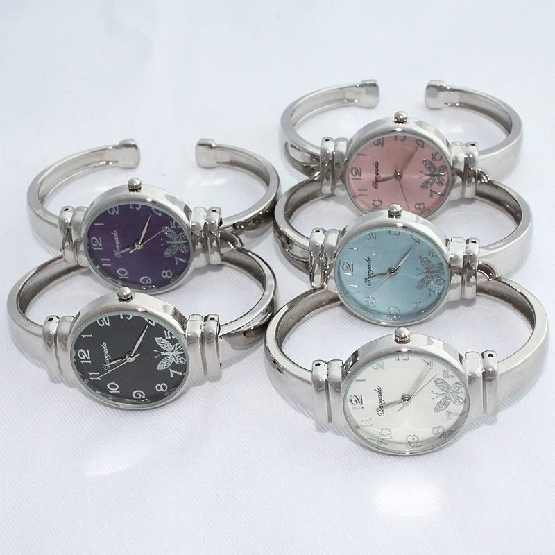 Модные женские часы Брендовые Часы с бабочками Женские & #39s браслет кварцевые