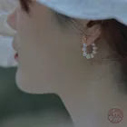 Серьги из натурального пресноводного жемчуга из стерлингового серебра 925 пробы для женщин, модные темпераментные ювелирные украшения с кисточками на осень и зиму, подарок девушке