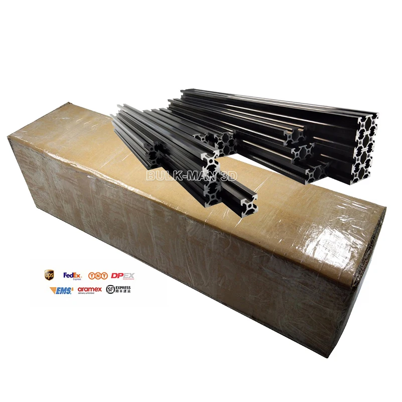 50Meters/Lot V-Slot Linear Rail 2060 Black/Silver Anodized Aluminum Profile on DIY 3D printer cnc engraving machine | Компьютеры и