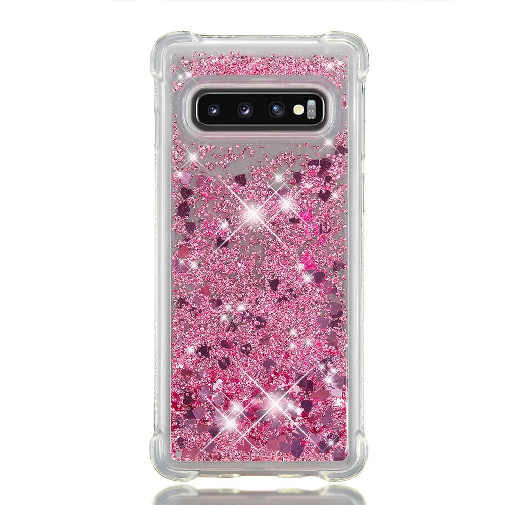 Чехол для Samsung Galaxy S20 S10E S10 Plus Ultra A01 A21 A51 A71 блестящий прозрачный мягкий силиконовый