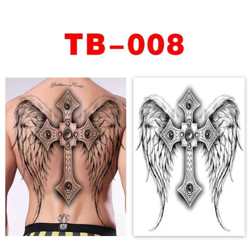 

Temporary Super Large Full Back Sexy Tattoo Stickers Body Environmental Stickers Waterproof Designs Art B7U7