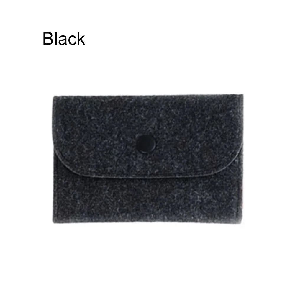 Тонкий кошелек двойного сложения чехол для удостоверения личности и кредитных