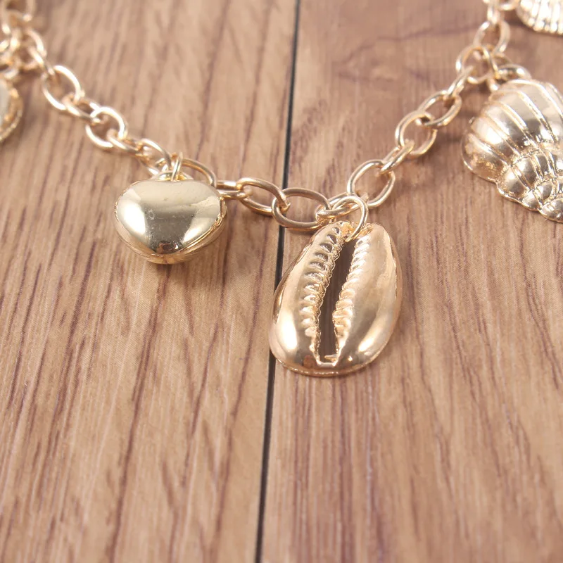 1 шт. в богемном стиле женские ожерелья из жемчуга виде ракушки гребешок раковины