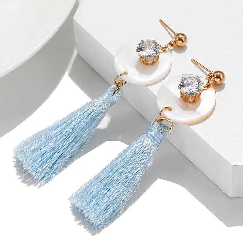 Богемная Кисточка Серьги для женщин изысканные уникальные креативные Ретро