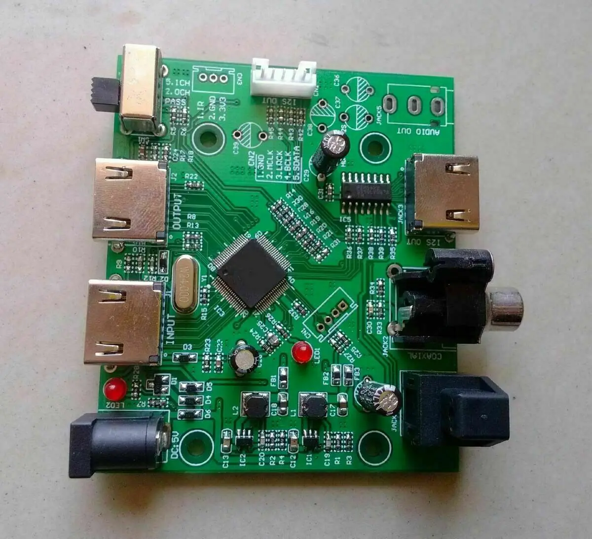 HDMI/MHL a IIS I2S HDMI IIS I2S Audio de extracto separado I2S/DSD/&oacute;ptico/Coaxial-4