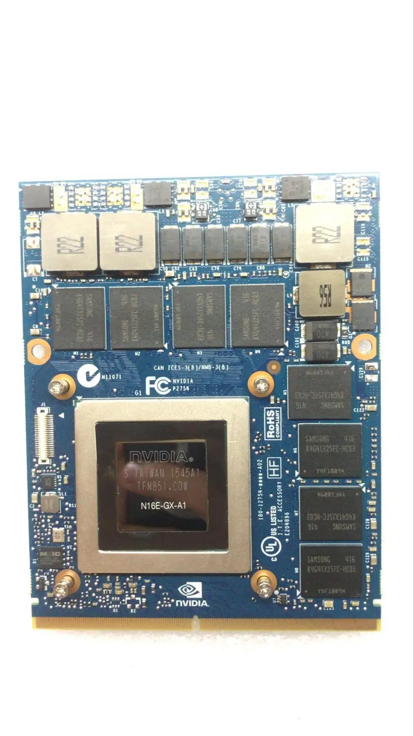 Новая Оригинальная Видеокарта GTX 980M GTX980M SLI X-Bracket N16E-GX-A1 8 ГБ GDDR5 MXM для Dell Alienware MSI hp