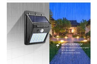 solar light waterproof solar led street light for home garden fence pir motion sensor detection wall lamps 35 30 20 smd 2835 led