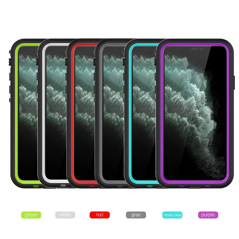 

Redpepper Waterproof Case for Apple iPhone XR X XS 11 Pro Max Snowproof Shockproof Diving Underwater Full Protection Clear Cover