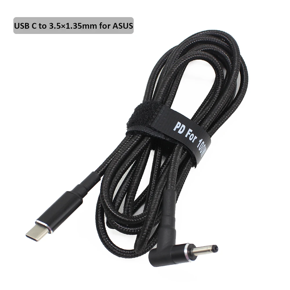 100 Вт DC PD конвертер USB C Type для ASUS Ноутбука зарядный кабель шнур питания ноутбука |
