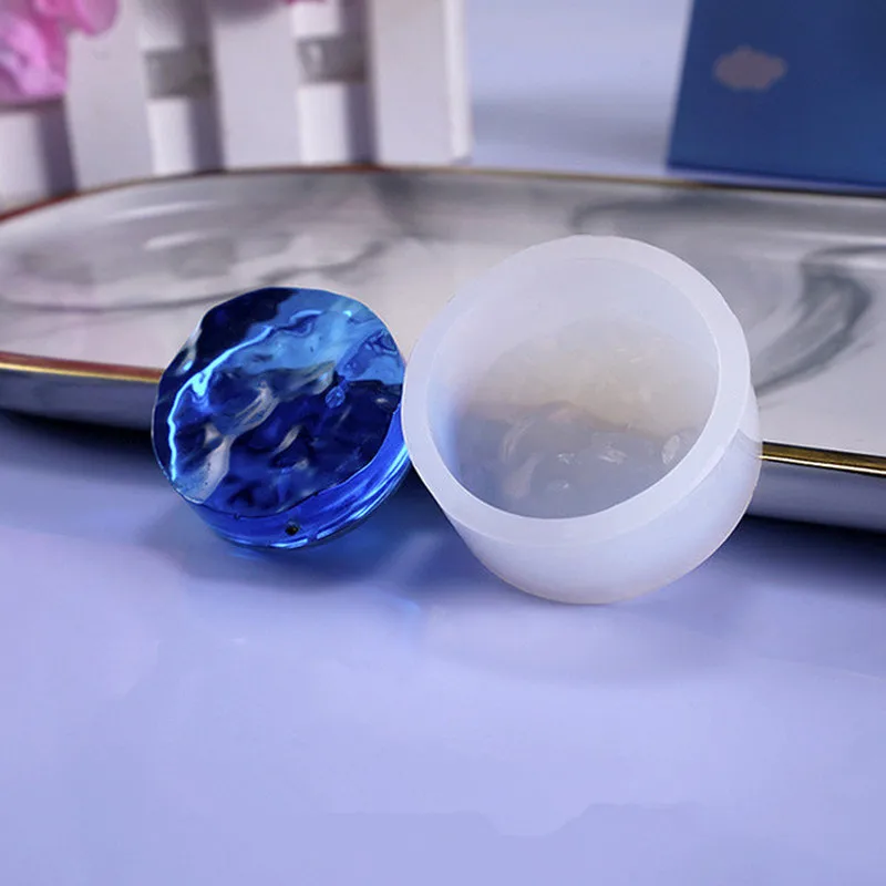 Round Square Silicone Mould Dried Flower Resin Decorative Craft DIY Water Ripple Mold Epoxy Molds for Jewelry | Дом и сад