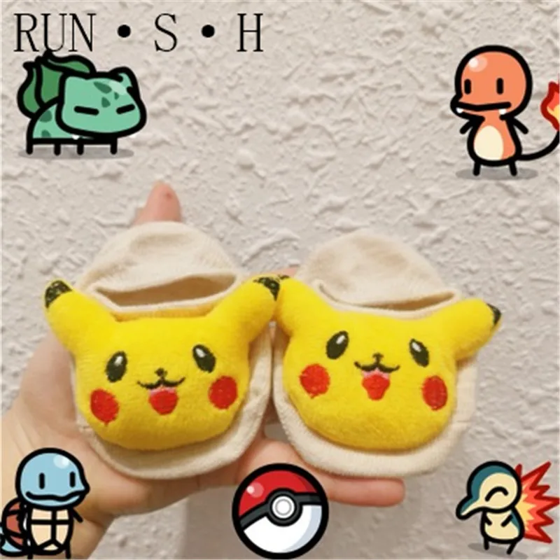 2019 г. Детские носки с героями мультфильмов детские теплые невидимые нескользящие