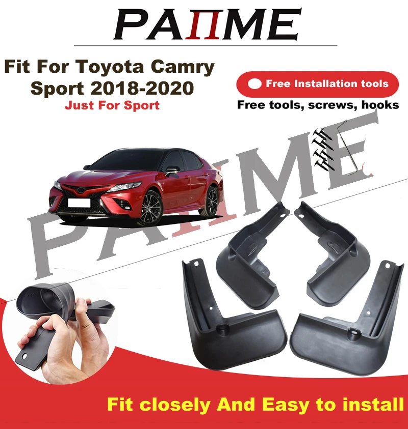 

Брызговики спереди и сзади брызговик крыло брызговиков подходит для Тойота Камри Спорт 2018-2021 YC101171