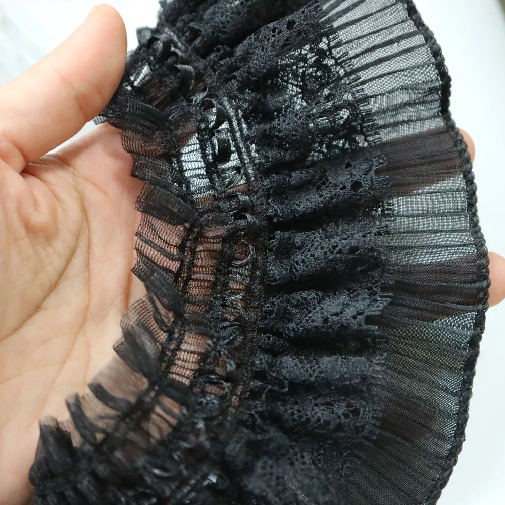 8 см * 1 м белая эластичная кружевная отделка для одежды Свадебные платья DIY