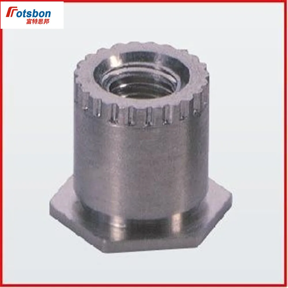 SOSG-6440 заземляющие прокладки, самозакрепляющиеся обжимные прокладки для серверных шкафов, заклепки из листового металла Inox PC PEM Standard