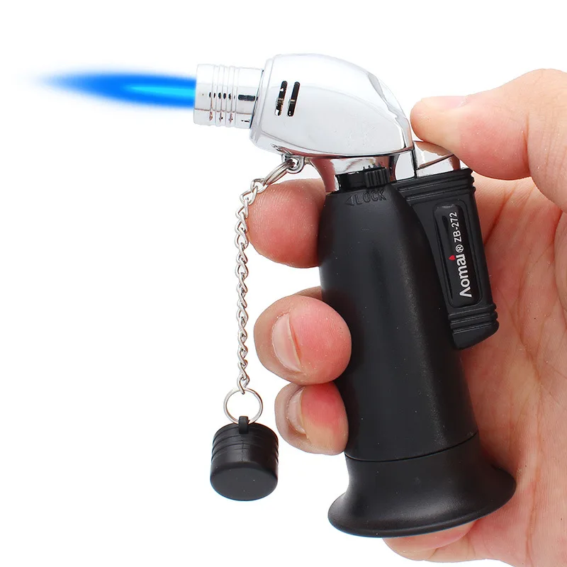 Новинка уличфонарь турбо зажигалка для кухни струйная Бутановая сигара газовая