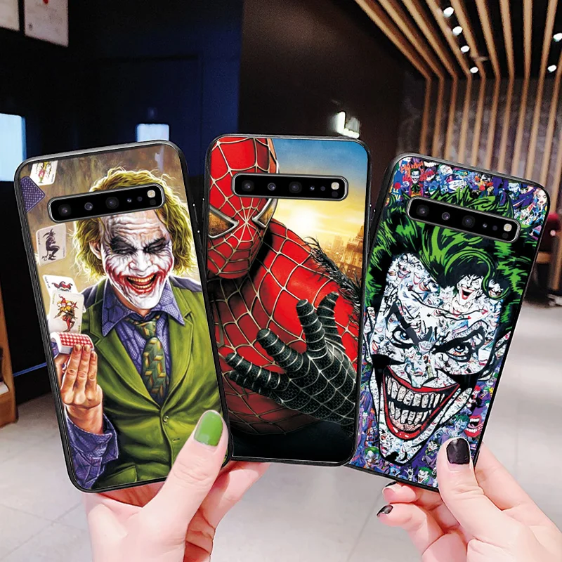 Человек-паук Дэдпул для samsung Galaxy S10 5G S10E чехол S10 Lite Plus черный ТПУ чехол для телефона для samsung S7 Edge S8 S9 Plus чехол