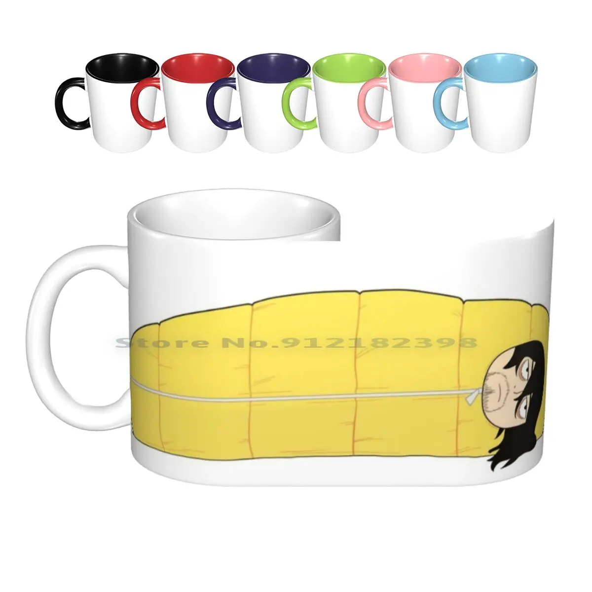 

Aizawa Needs To Sleep Ceramic Mugs Coffee Cups Milk Tea Mug Beautiful Mha My Gym Academy Boku No Hero Academy Anime Fan Art