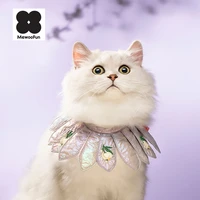 mewoofun pet bandana bibs pet cute lovely bib for cats dogs crystal velvet and pp cotton dropshipping wholesale qip51 54