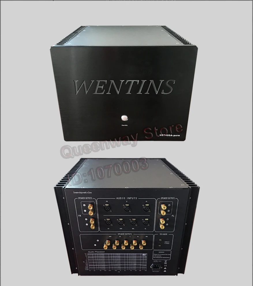 

New version HD7400A-pure 7 channels 400W (each channel) power amplifier pure version ELA/FTC 4-8 ohms AV amplifier