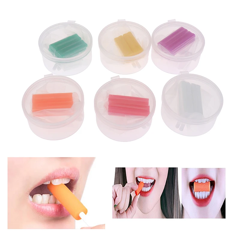

2Pcs/box Hand Held Comfort Bite Orthodontic Chew Aligner Chewies Dental Orthodontic Aligner Retainer