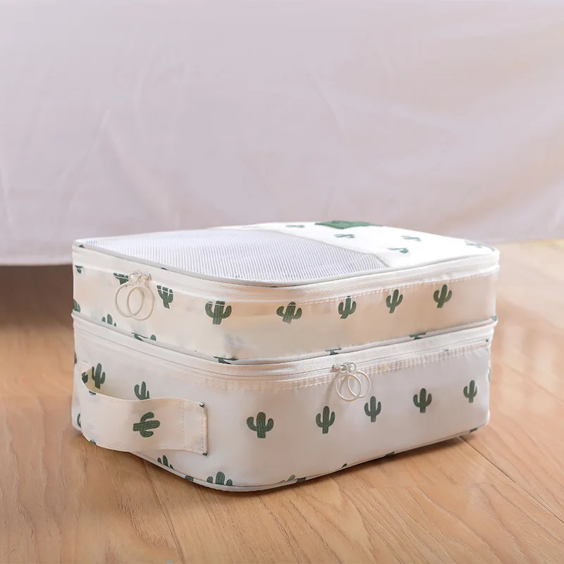 Portable Shoes Dustproof Storage Bag Women Men Double Waterproof Shoe Organizer Multifunction Travel Shoes Sorting Storage Box