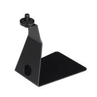 h054 microphone shock mount mic holder anti vibration l shaped handle holder shockmount compatible with many condenser mics