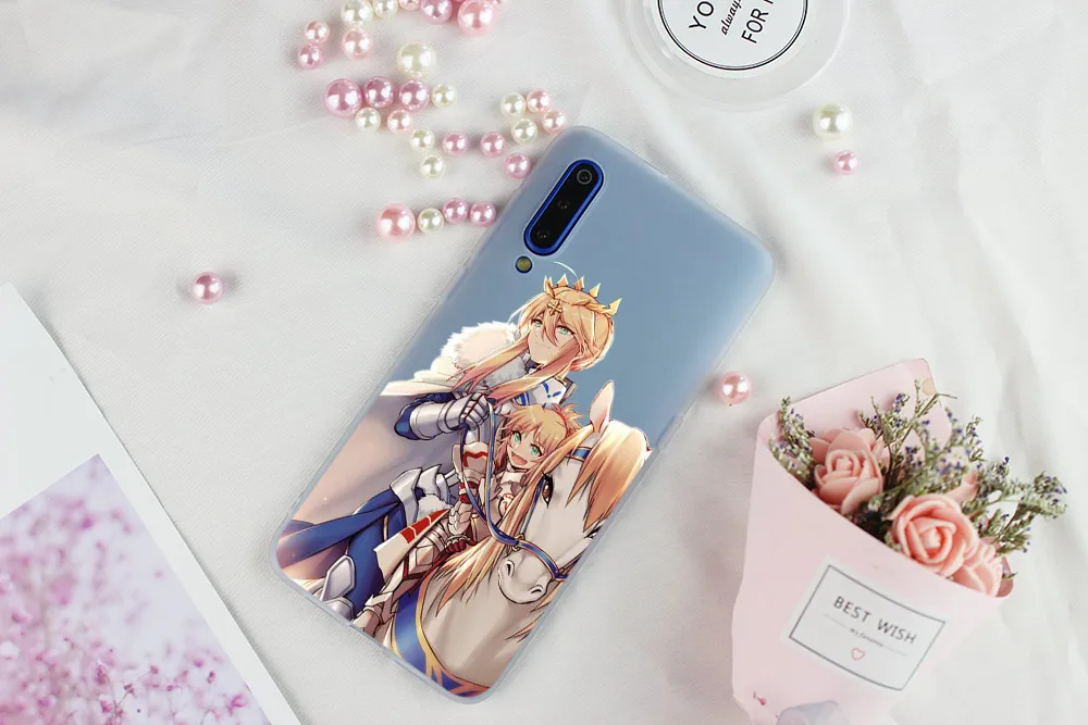 Мягкий чехол для телефона Xiaomi Mi 12 11 Pro Ultra 10 9 8 SE 6X A3 A2 LITE cc9 cc9e с изображением персонажей аниме Fate Series и Grand girl.