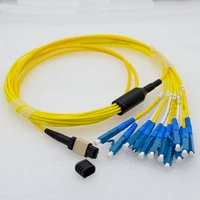 1pcs mpo lc optic fiber jumper 10 gigabit single mode 12 core 40g fiber jumper module connector mtp fiber switch cable special